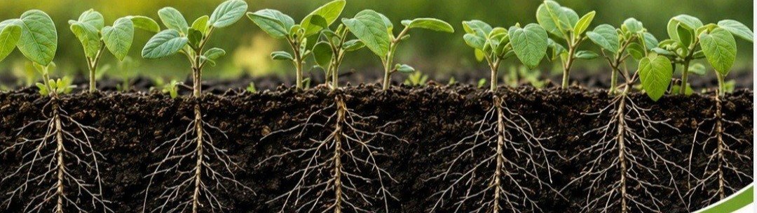 RhizoPulse Soybean on farmland